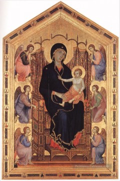 Rucellai Madonna école siennoise Duccio Peinture à l'huile